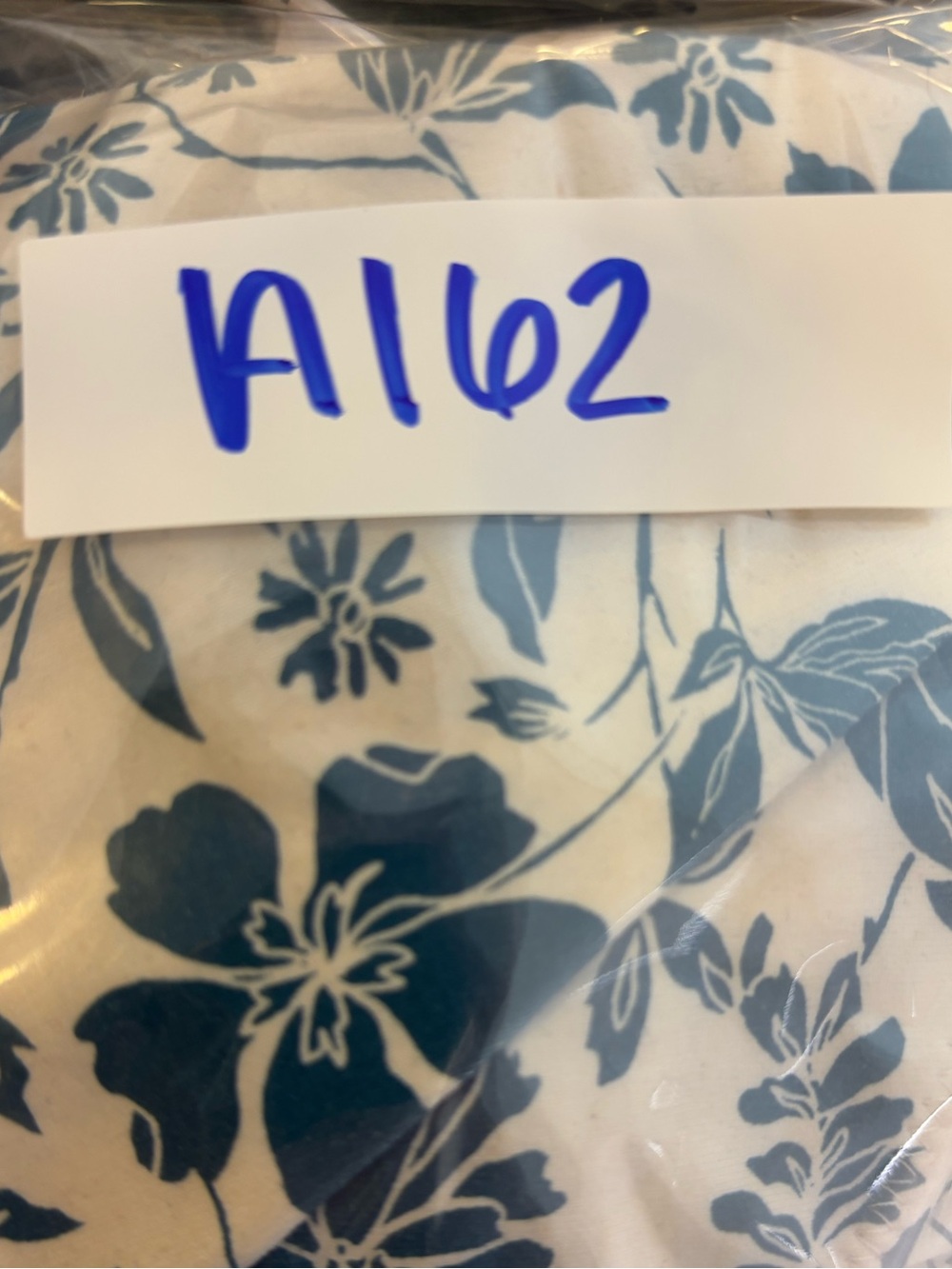 Free People Intimately Puff Sleeve One Sleeve Blue and White Floral Bodysuit XS - Picture 12 of 12